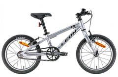 Велосипед 16" Leon GO 8" AL V-br серый с черным 2022