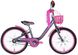 Велосипед 20" Formula CHERRY 10" St темно-сірий з рожевим, з крилом St, з корзиною Pl 2022