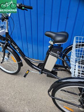 Электровелосипед 24" Kelb Bike, трехколесный, 350W+PAS, черный