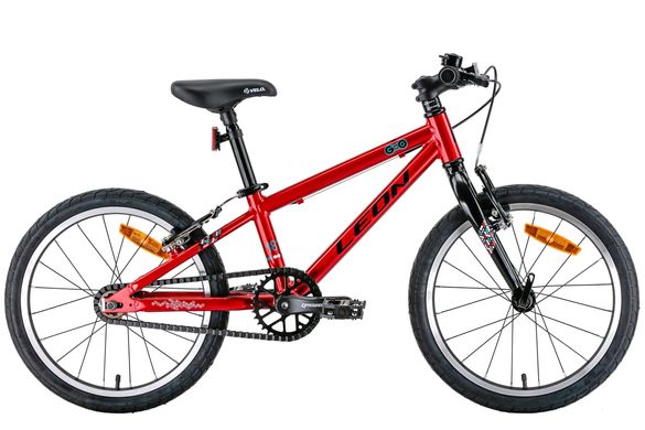 Велосипед 18" Leon GO 9" червоний з чорним
