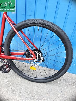 Велосипед 28" Leon GR-90 червоний з чорним
