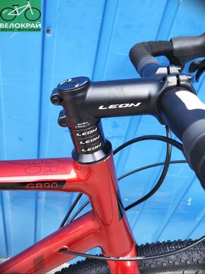 Велосипед 28" Leon GR-90 красный с черным